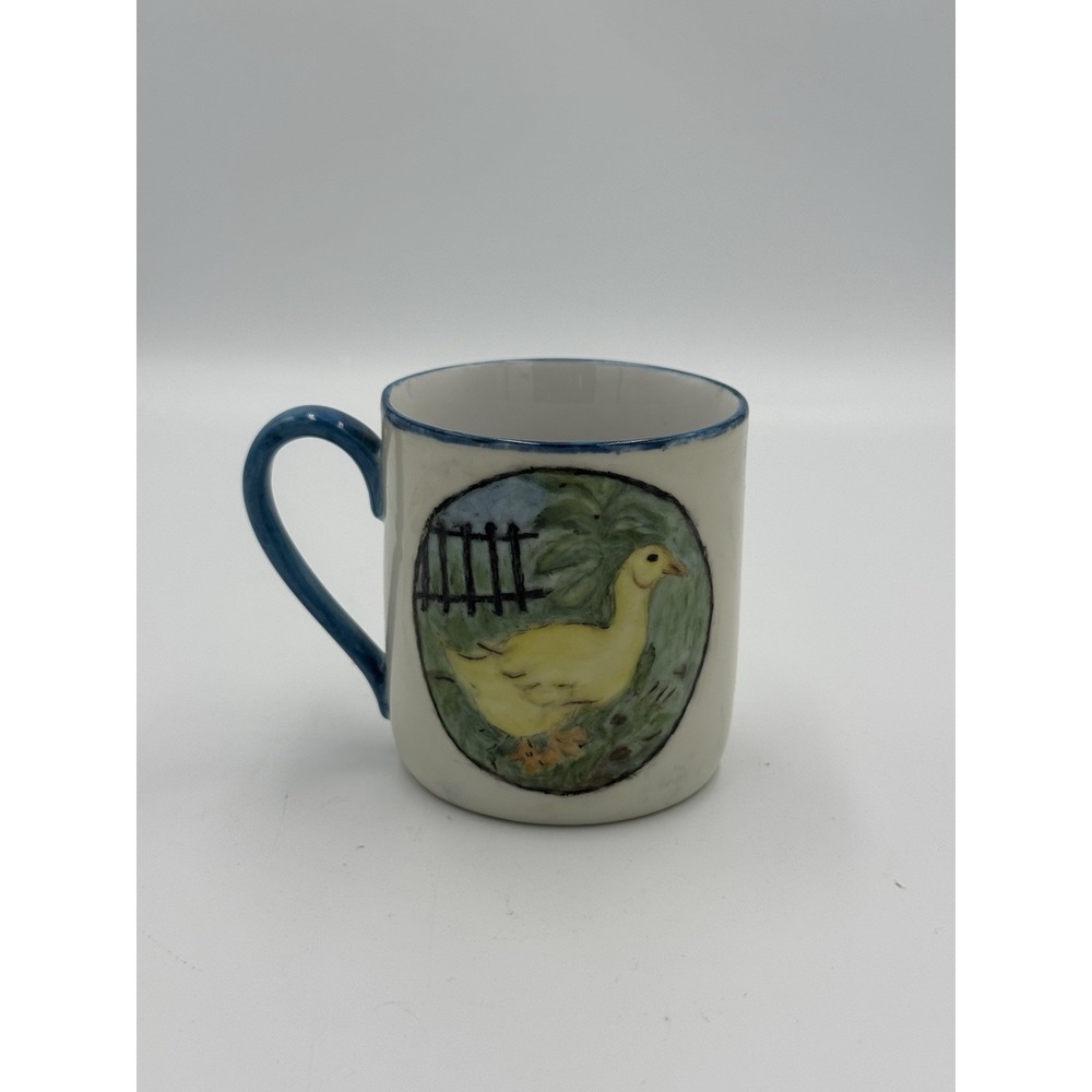 Hand drawn Duck Coffee Mug C.N. '63 Germany